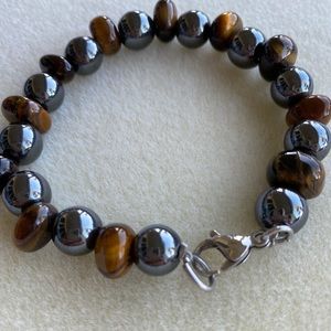 Tiger and Hematite Bracelet